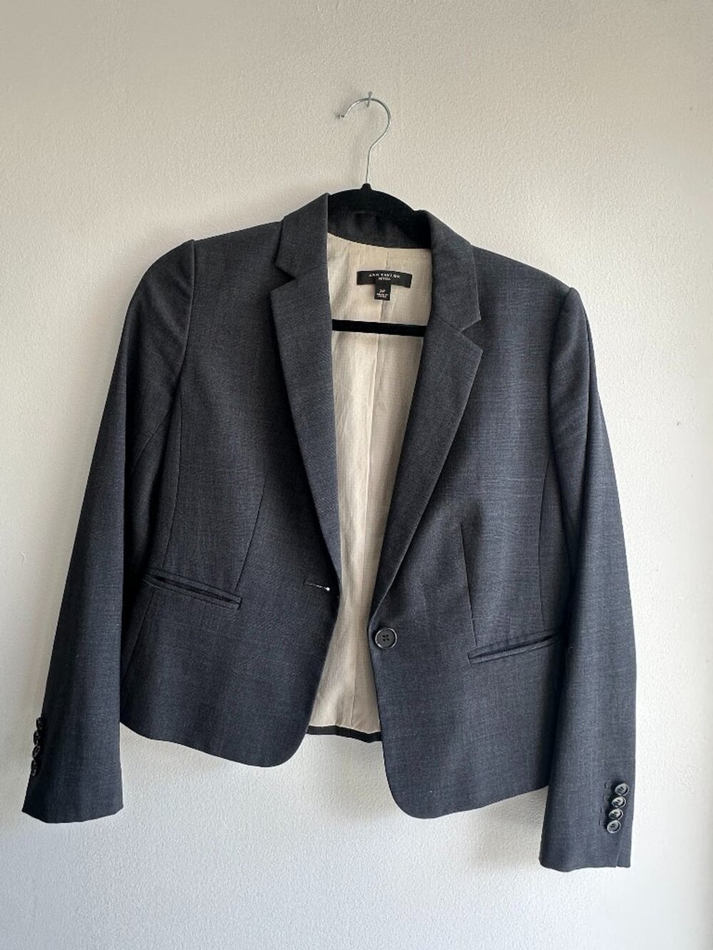 Ann Taylor Stripe Blazer 2P